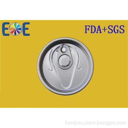211# EOE Tin Can Lids 65mm Metal Container Easy Open Door F
